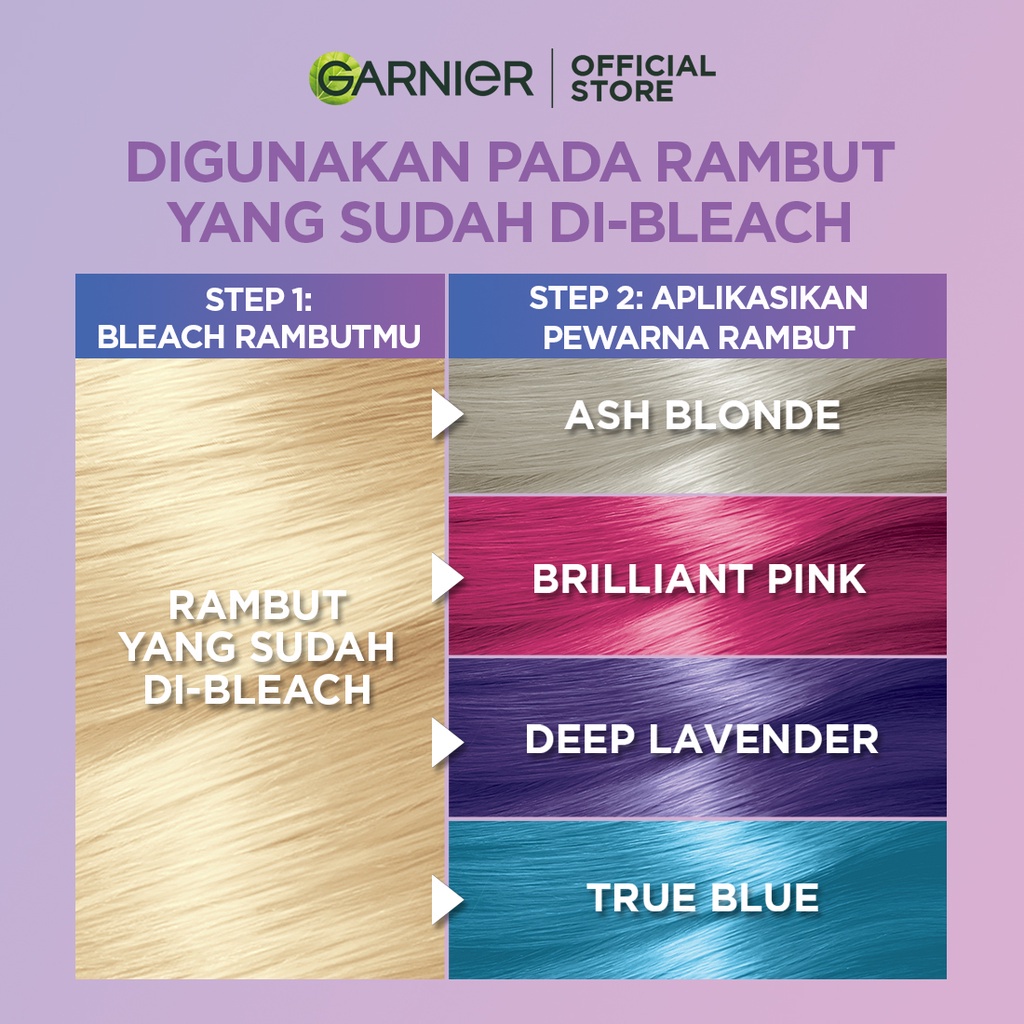 GARNIER COLOR NATURALS PASTEL | Hair Color | Pewarna Rambut Pastel