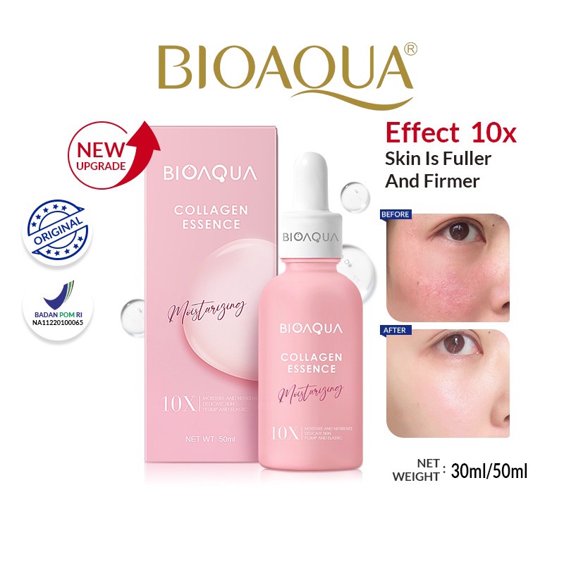 [BPOM] BIOAQUA 10X Essence Series Collagen Essence Anti-aging Serum 30ml / 50ml