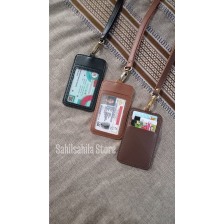 

ID Card Name Tag Kulit Holder 4 Slot Murah (promo)