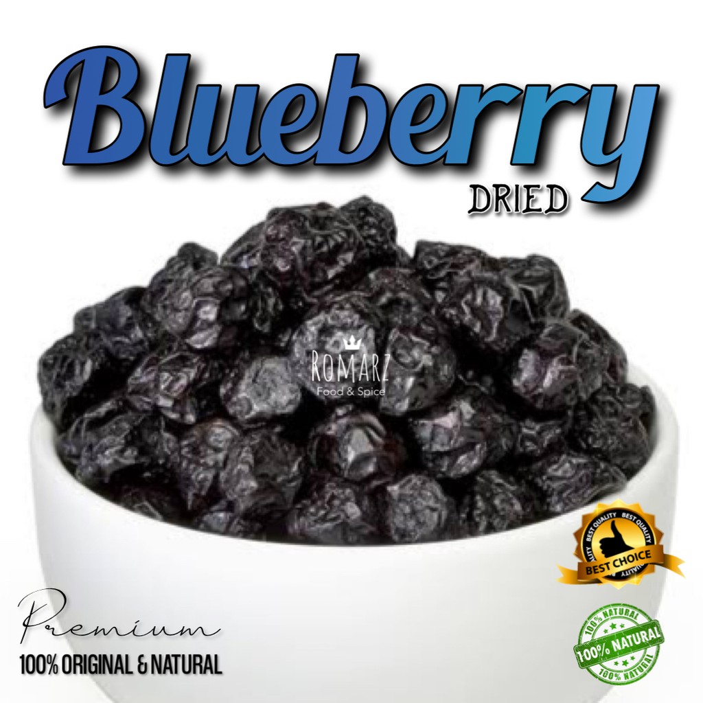 

DRIED BLUEBERRY PREMIUM 100gr | BLUEBERRY KERING 100gr