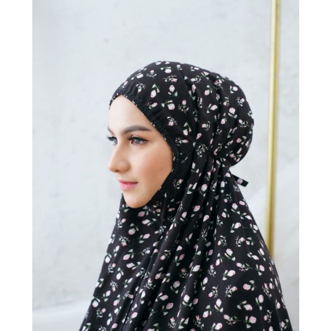 Mukena Rayon Zlatra Signature Rose Black