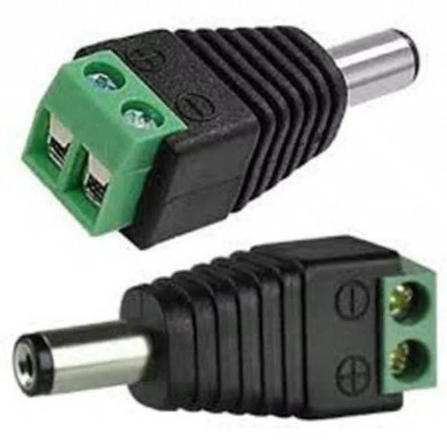 Conector jack dc buat cctv