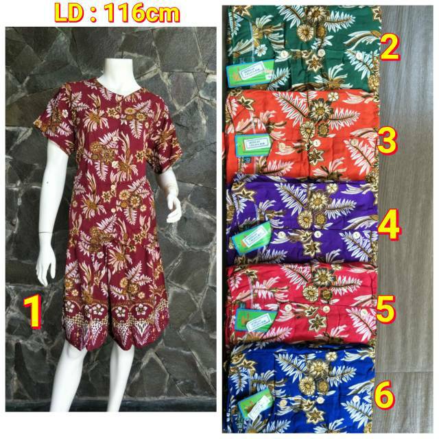 BABY DOLL BATIK JUMBO KUH KENCANA UNGU
