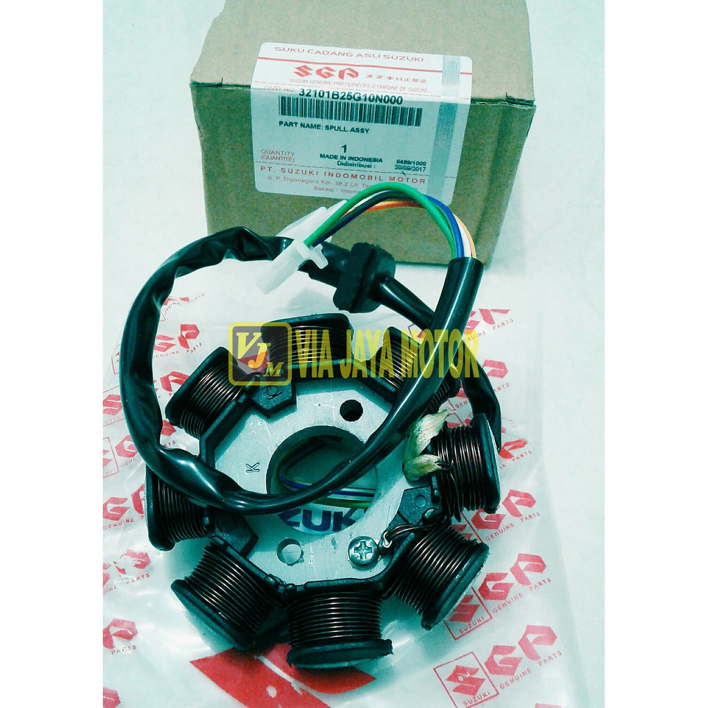 VJM STATOR SPUL SPOOL SPOL ASSY SET KOMPLIT PLUS PULSER FULSER SATRIA FU 150 LAMA OLD KARBU