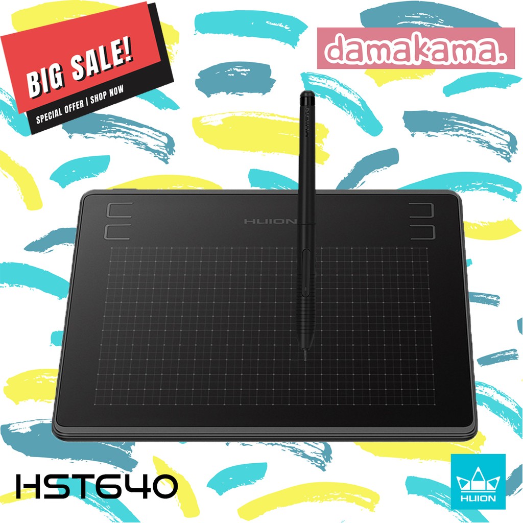 Huion HS64 / HST640 Graphic Drawing Pen Tablet Android PC alt H420P