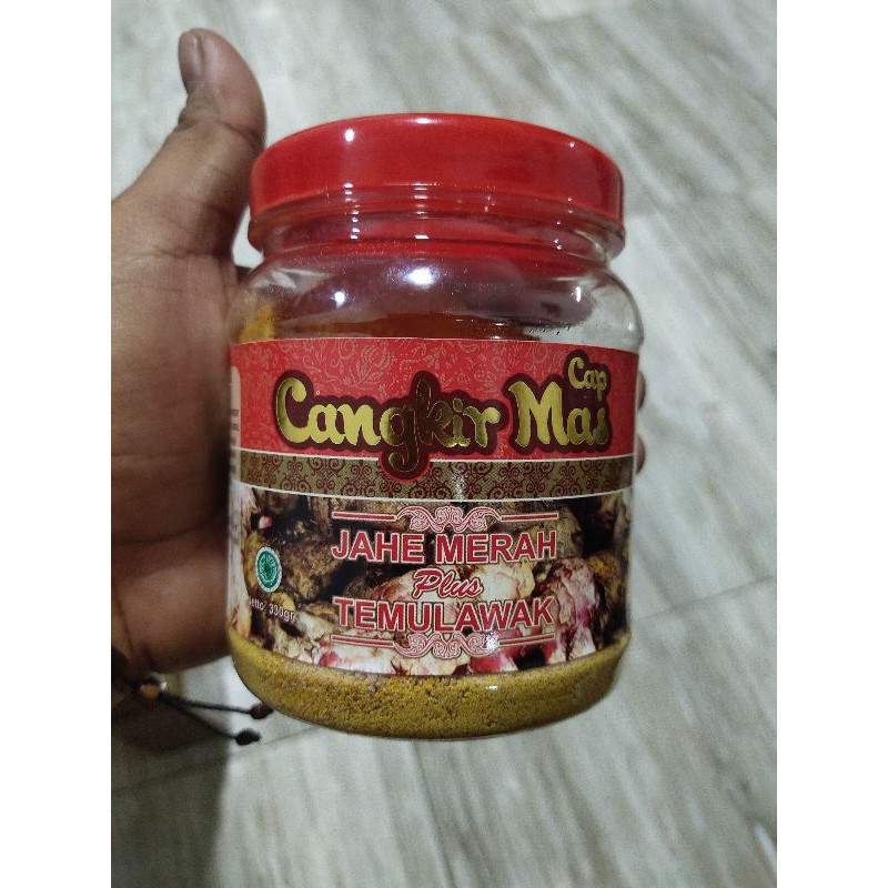 Jahe Merah Original 100% Cap Cangkir Mas Netto 330gr / Minuman Herbal Kesehatan Daya Tahan Tubuh