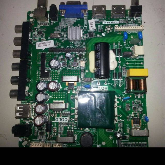 MESIN MB MAINBOARD TV POLYTRON 24D123