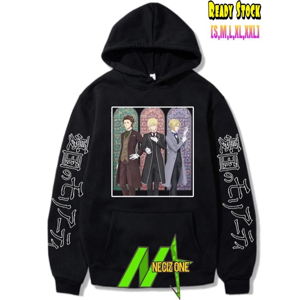 HOODIE ANIME JEPANG MORIARTY THE PATRIOT KARAKTER ANIME WILLIAM JAMES MORIARTY AND FRIENDS KEREN