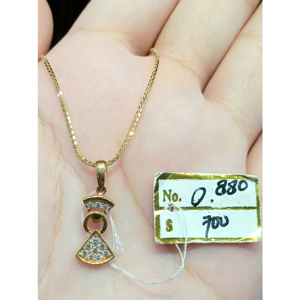 Liontin Pendant Emas Fashion Kadar 70% 0.88 Gram (Tanpa Kalung)