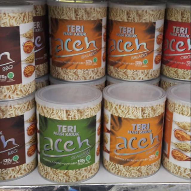 

Teri aceh 4 varian rasa 130gr