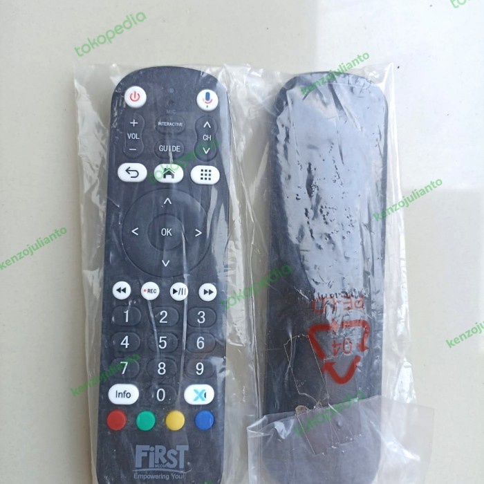 Eklusif Remote Stb First Media X1 Interactive Smart Box 4K Asli Original Murah