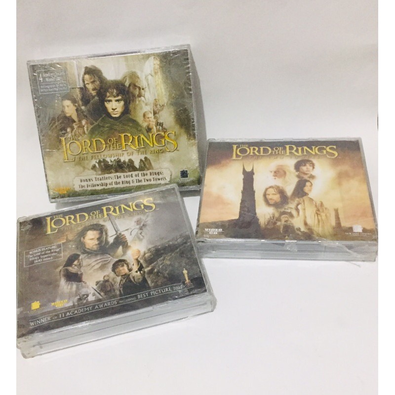 Vcd trilogy Lord of the rings