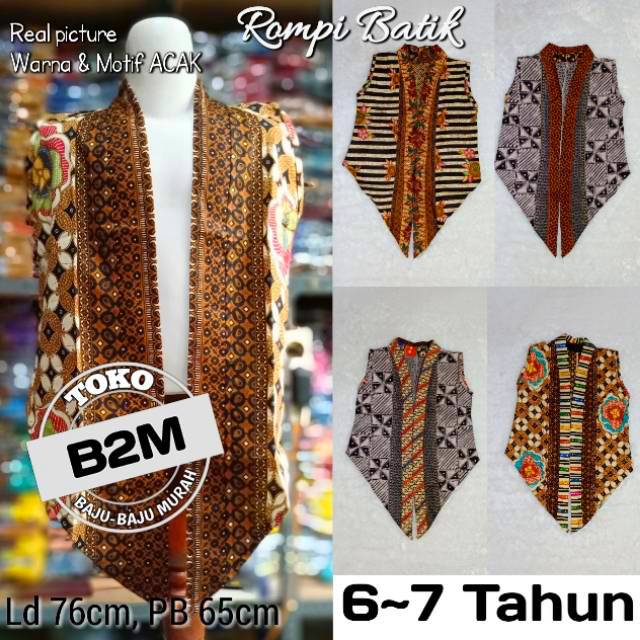 Rompi anak Motif Batik