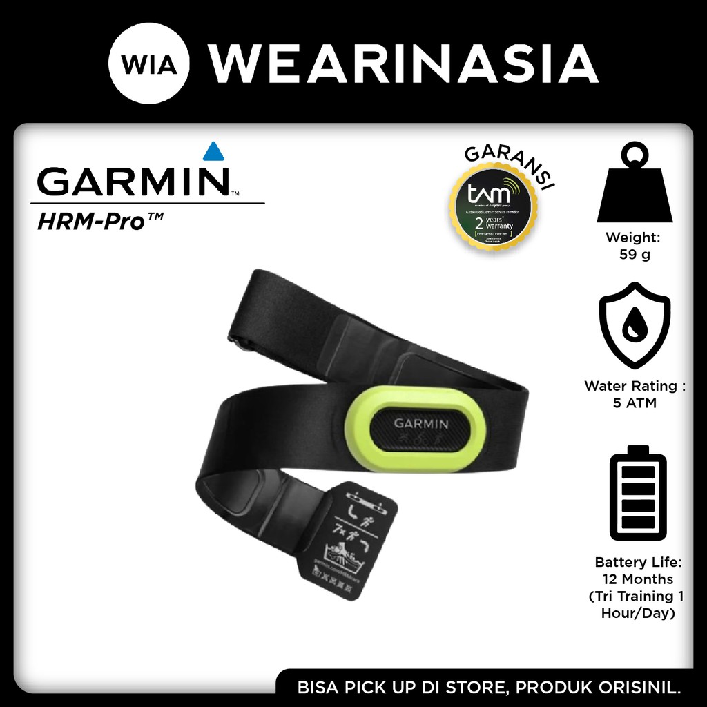 jual garmin heart rate monitor