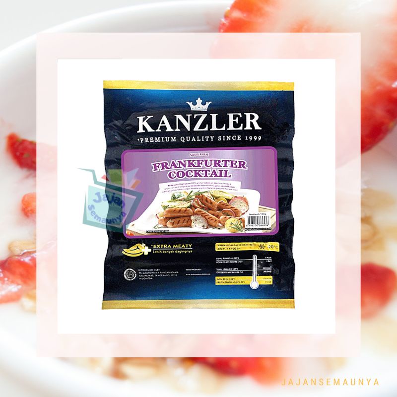 

Kanzler frankfurter coctail 500 gr