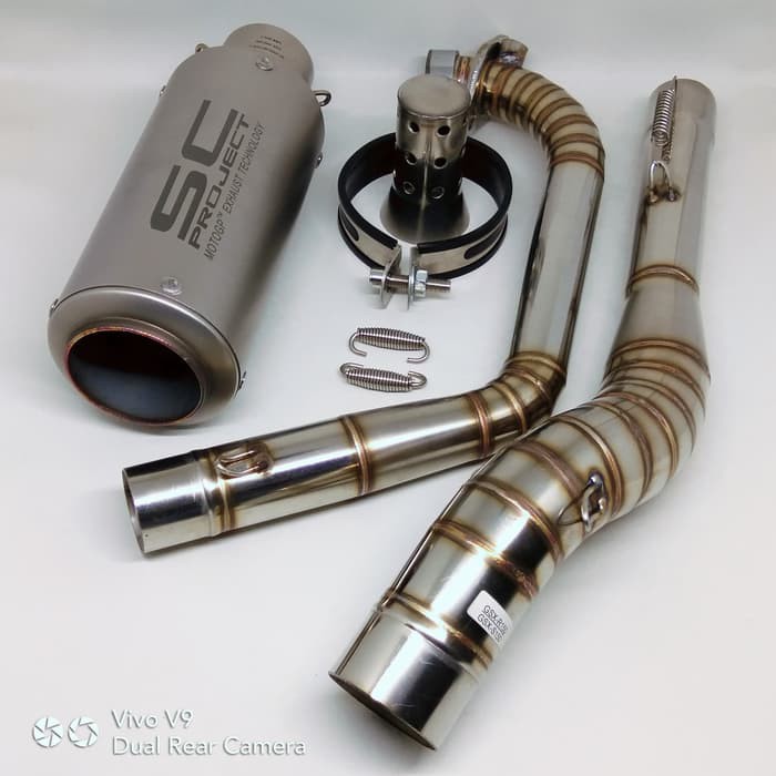 Knalpot SC-Project CR-T Import Full System 150cc