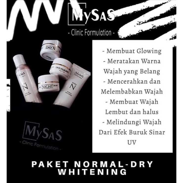 MySas paket normal whitening isi 5