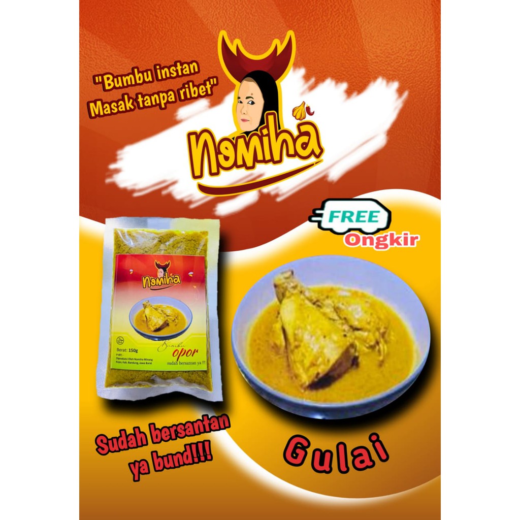 

Bumbu Opor Instan 150g-300g Sudah Pakai Santan /Masakan Khas Minang/Padang/Dapur/food/