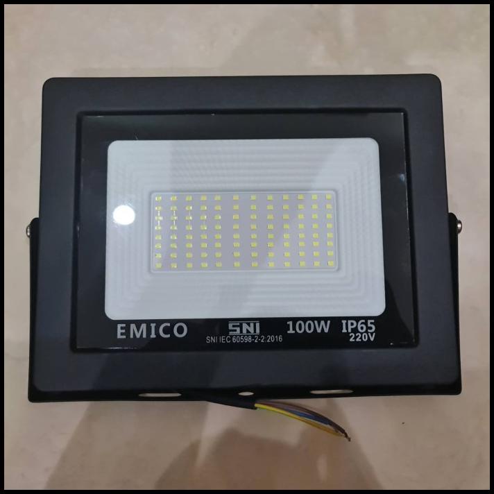 Lampu Sorot 100W Putih Emico/Lampu Tembak Led 100 Watt Ip65 Emico