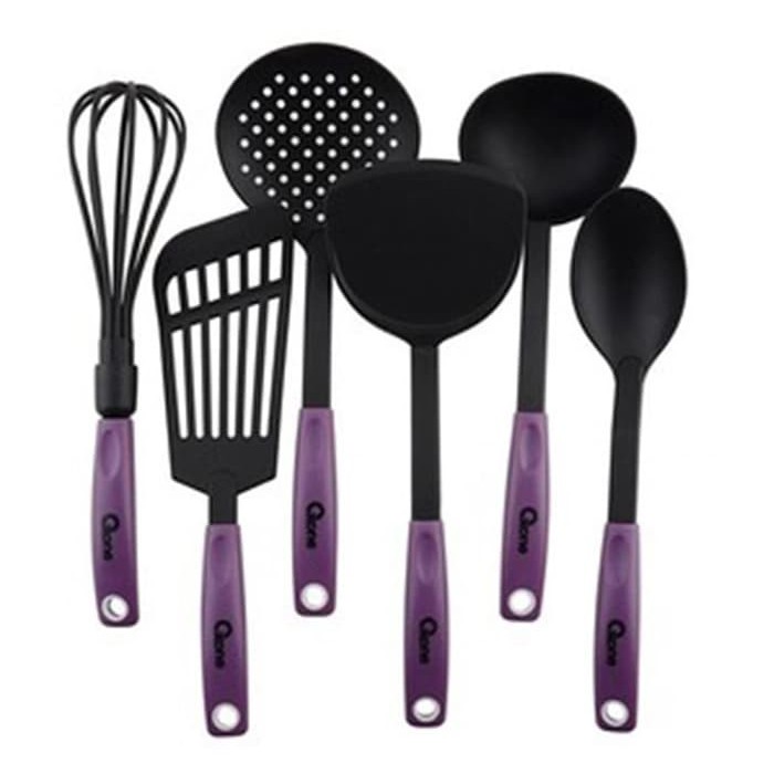 SPATULA ALAT MASAK MEREK Oxone Spatula Set Ox 953 Ox953 AWET DAN TIDAK MENGHANTARKAN PANAS G0E7-Ungu