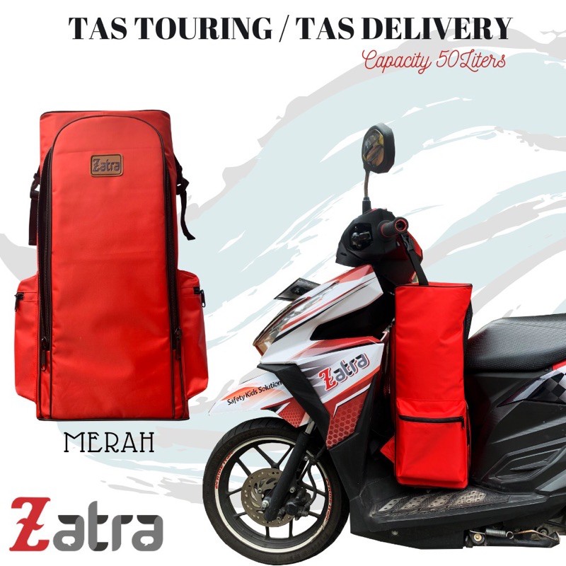 Tas Kurir Motor Anti Air Tas Touring FREE RAINCOVER