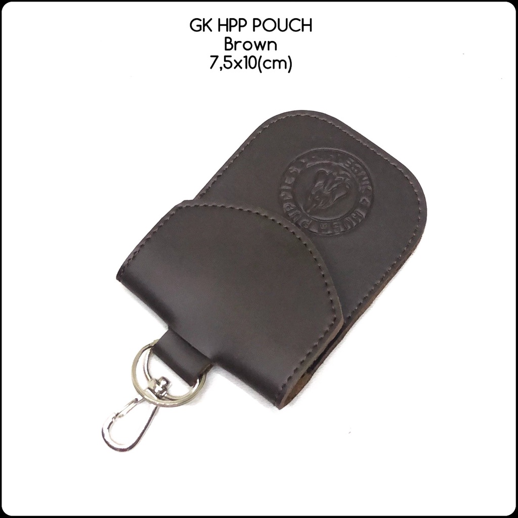 gantungan kunci hushpuppies pouch PU premium dompet stnk murah