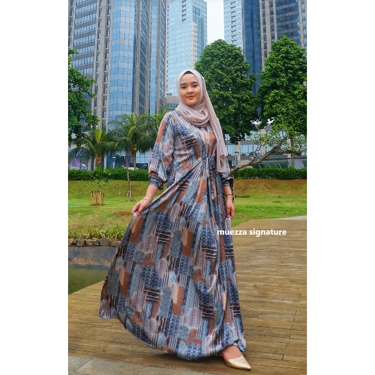 DRESS MUSLIM / GAMIS ARMANI SILK / ZAYNA DRESS Shopee