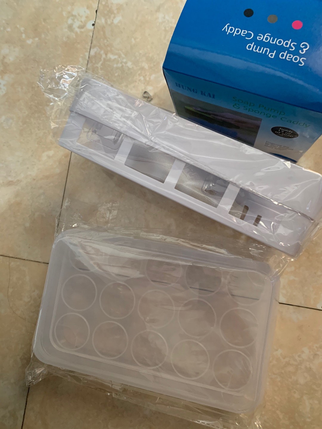 Kotak Telur  / Egg Box Isi 15 Sekat Organizer Bags Eggs Storage Kulkas Jumbo Dapur Masakan Bumbu New