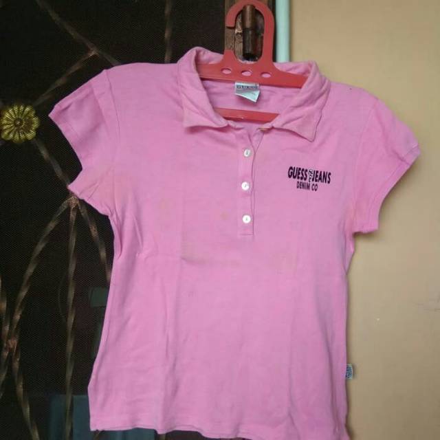 Preloved kaos kerah Guess