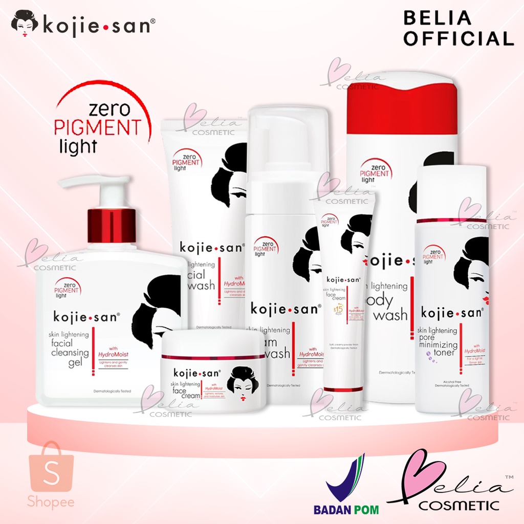 ❤ BELIA ❤ Kojie San Face Lightening Cream Kojiesan Whitening Skin Krim Pemutih 30g BPOM