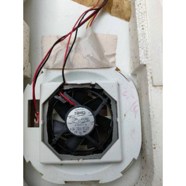 Fan motor dc 12V 6x6 kulkas LG inverter Model GN H432HLAN  NMB 12V