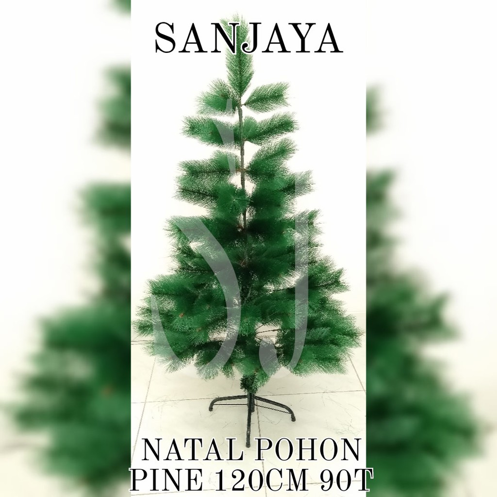 [120Cm] Pohon Natal Christmas Tree Ukuran 120 Cm / Pohon Cemara Dekorasi Hiasan Natal / Pohon Natal Warna Hijau / Natal Pohon Pine 120Cm 90T Hjt