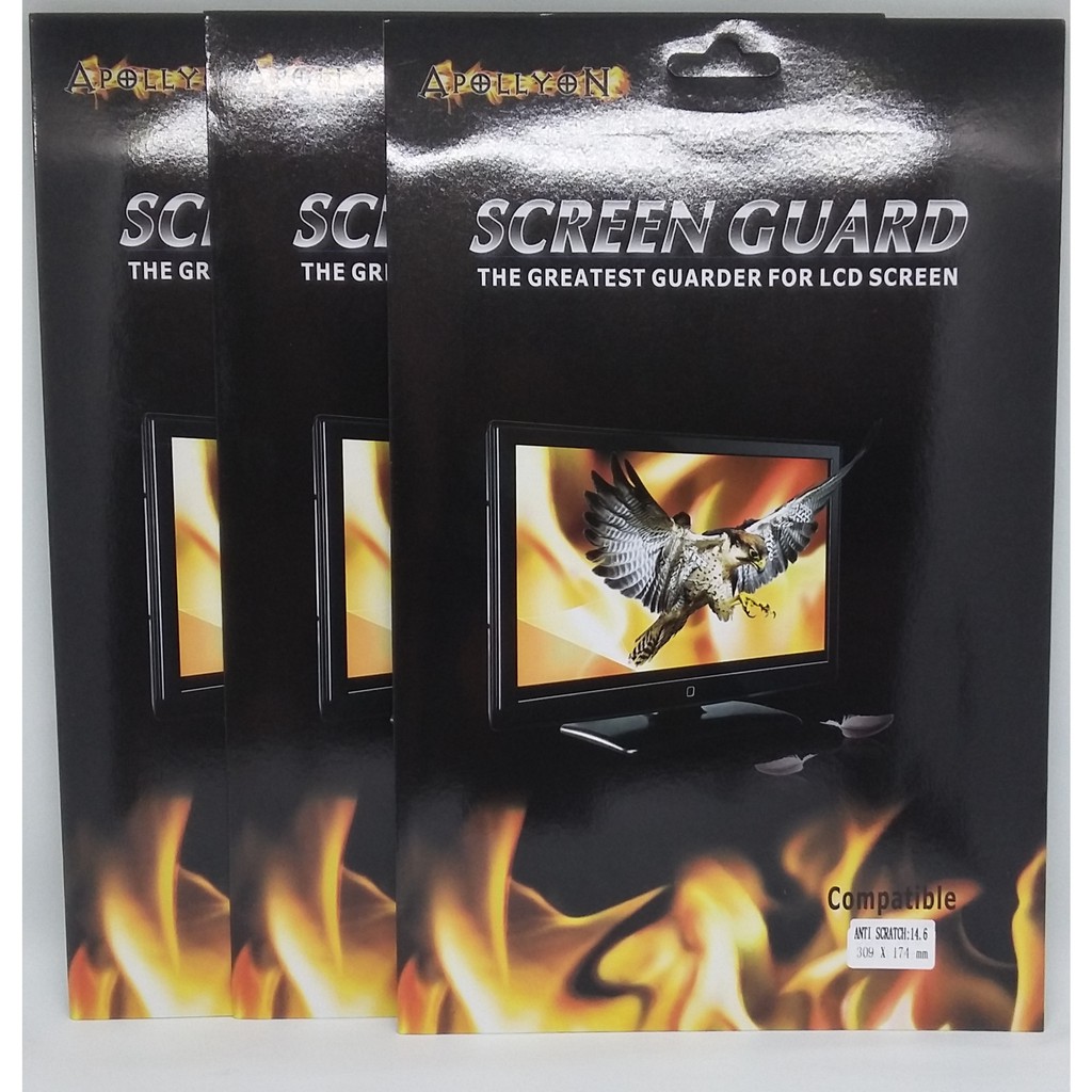 [BELI 3 GRATIS 1] Apollyon  Screen  Notebook Protector 14.6&quot; Anti Scratch