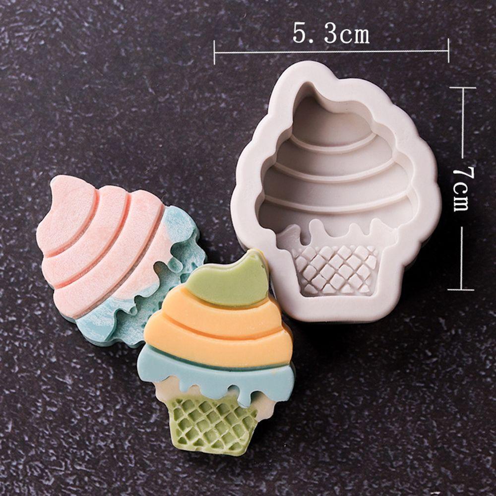 Chookyy Cetakan Fondant Coklat Biskuit Baru Dapur Rumah Es Krim Cone