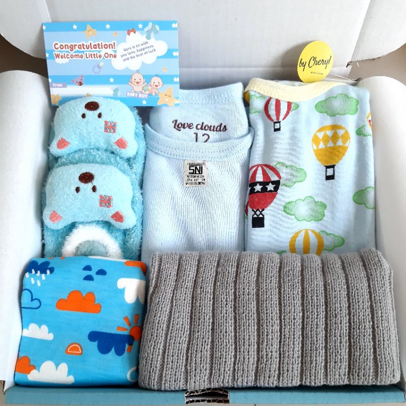 HAMPERS BAYI 6-12 MONTHS/KADO BAYI/JUMPER BAYI SEGIEMPAT