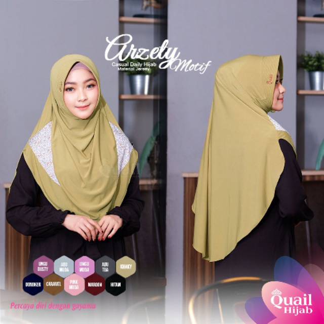 Quail Hijab - Arzety Motif Hijab