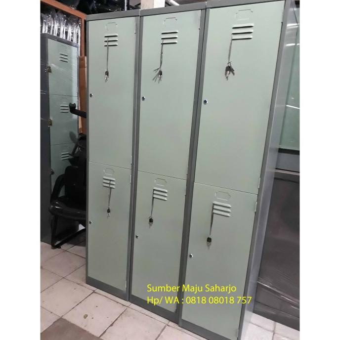 

((BISA COD)) Loker 2 Pintu LION L552 L 552 Locker Karyawan Lemari Besi Arsip MURAH PROMOKode 5189