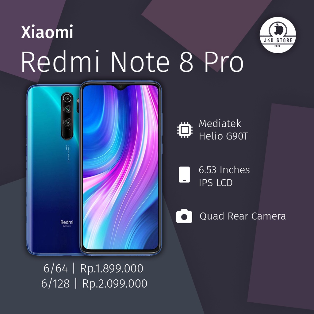 Redmi Note 8 pro 6/64 &amp; 6/128 Second