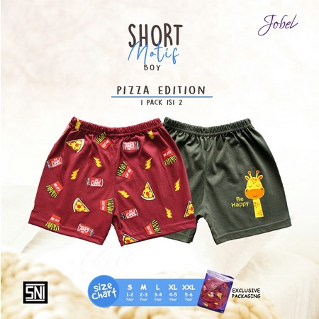 KZL10 KAZEL CELANA PENDEK ANAK BOY OR GIRL ISI 2 SHORT / ISI 1