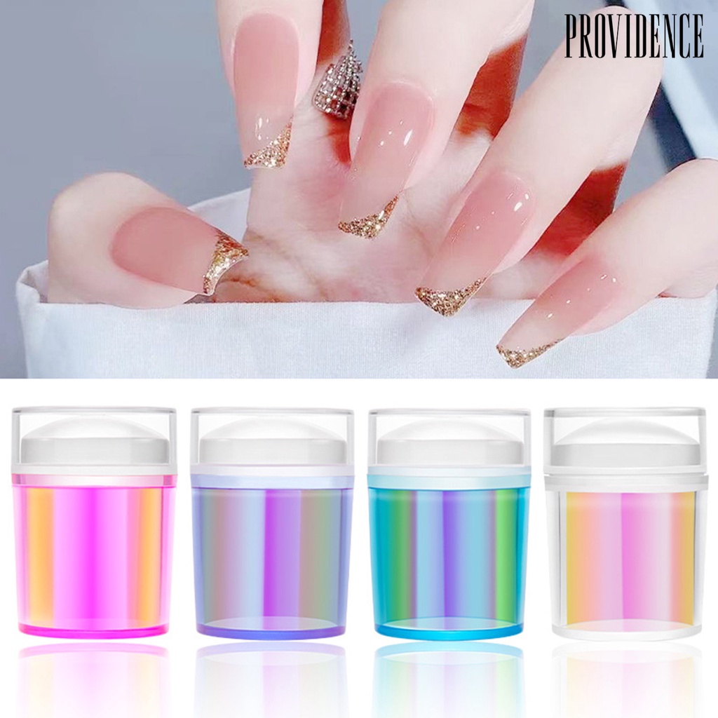 Providence 1 Set Stempel Nail Art Tekstur Lembut Elastis Untuk Wanita