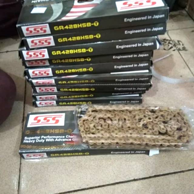 Rantai sss 428 hsbt 130 gold