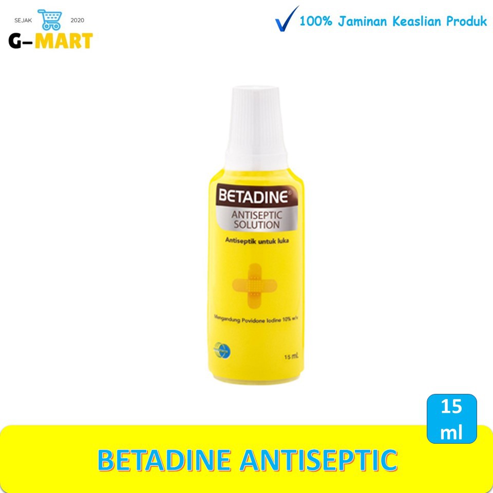 Jual Betadine Antiseptic [15ml] Shopee Indonesia