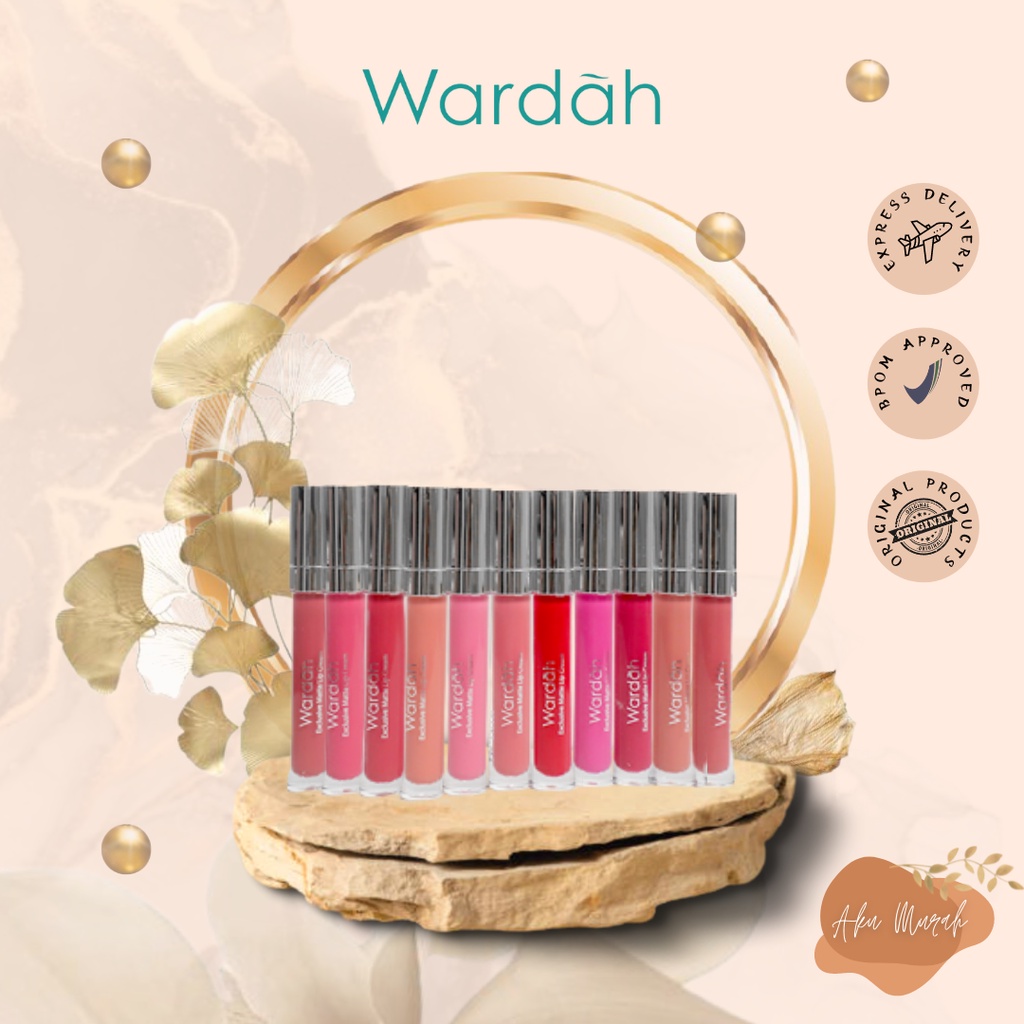 ✨ AKU MURAH ✨Wardah Exclusive Matte Lip Cream Origina 100%