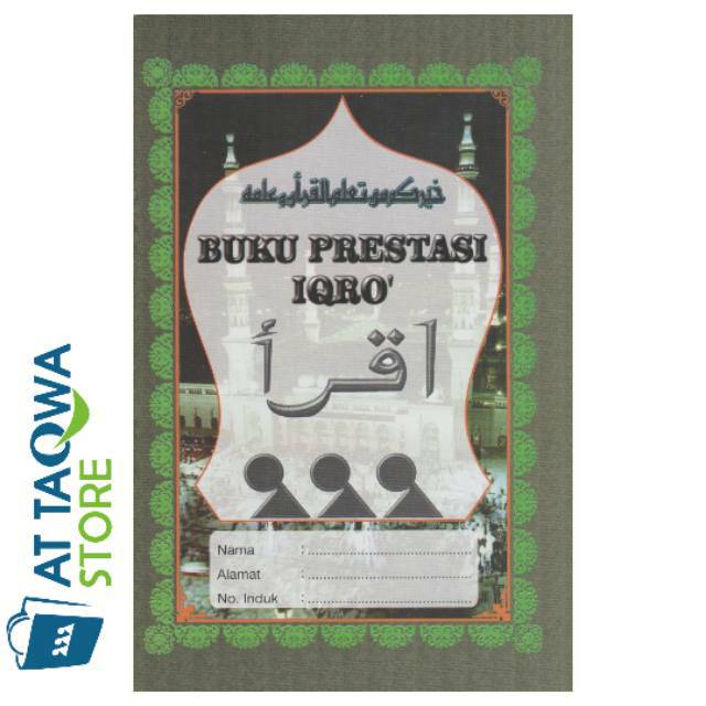 Buku Prestasi Iqro' Mencatat Hasil Mengaji