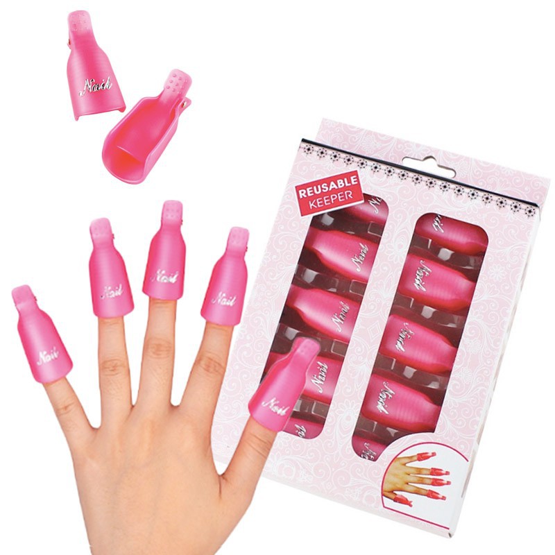 ( BARU ) Nail Art UV Gel Polish Remover Reusable Keeper  951#