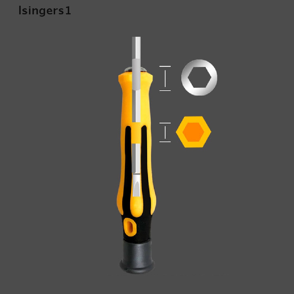 (lsingers1) 6in1 Obeng Magnetik Multifungsi