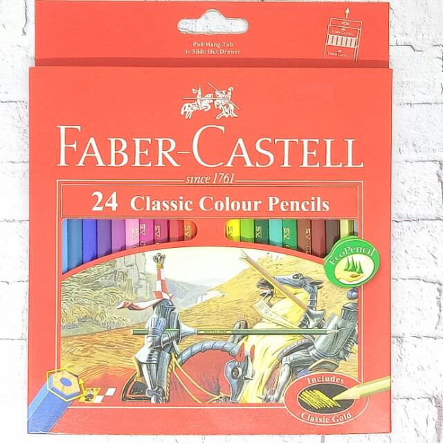 

Pensil Warna 24 warna CLASSIC Faber Castell