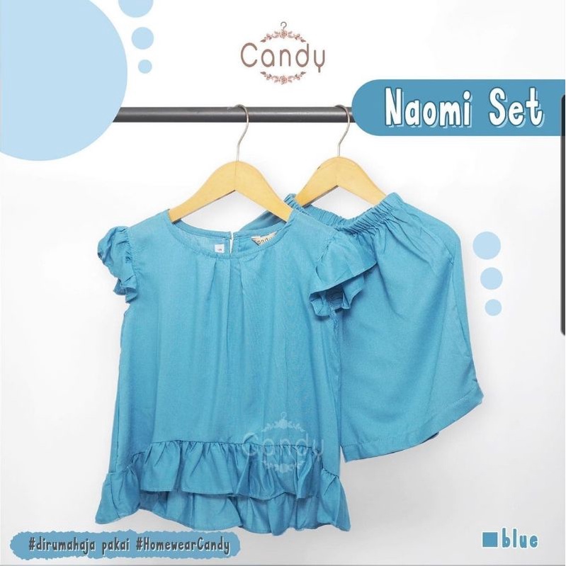 Setelan Baju Anak Perempuan Usia 1-6 Tahun | Naomi Set Homewear Lucu Warna Pink &amp; Mint | Baju Tidur Anak Cewek Lucu Nyaman