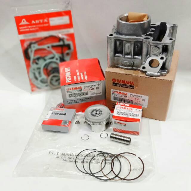 BLOK SEHER PISTON SET PAKET 3C1 VIXION ORIGINAL ASLI YAMAHA 1PA-E1311