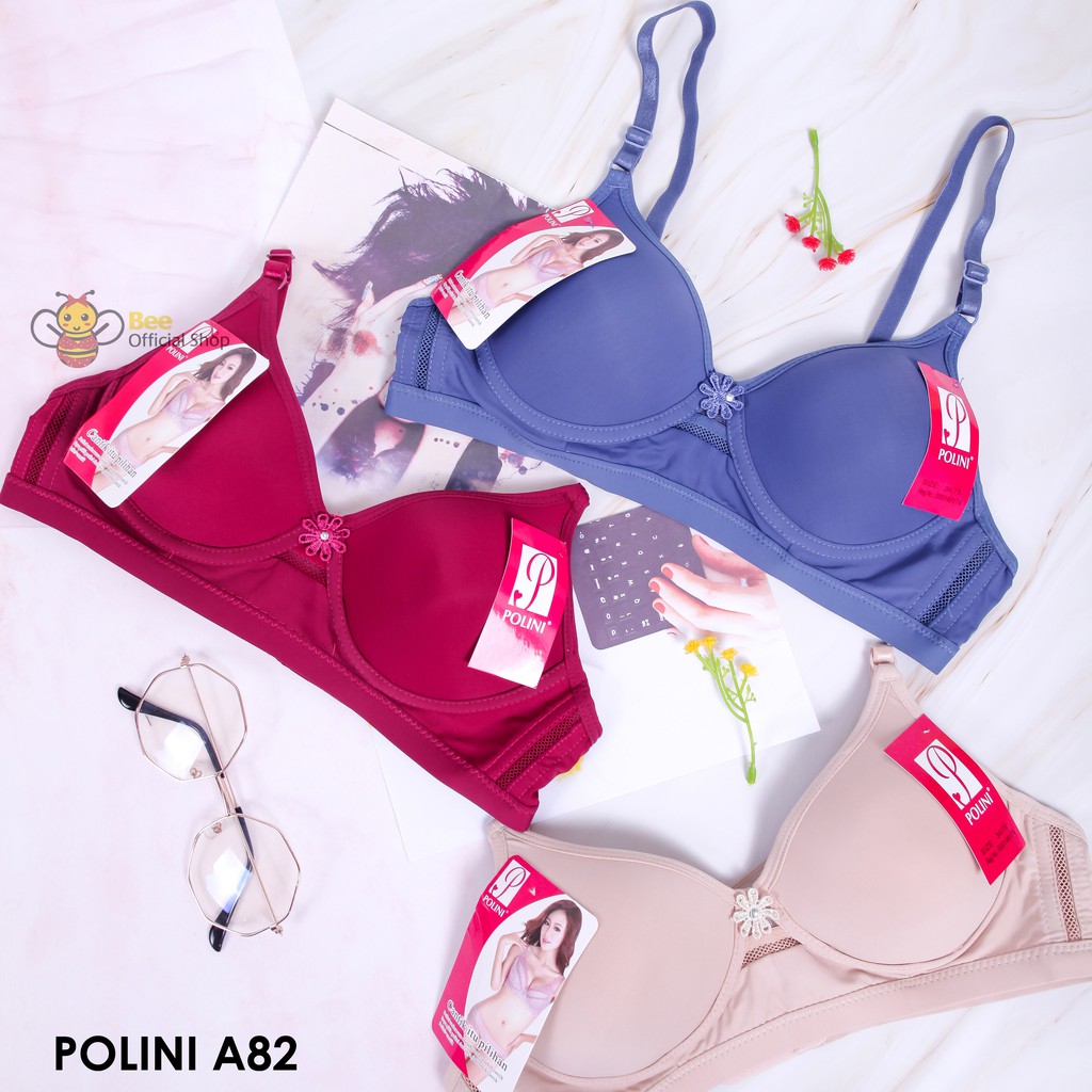 BEE - Bra Push Up Premium Polini Bh Tanpa Kawat A82